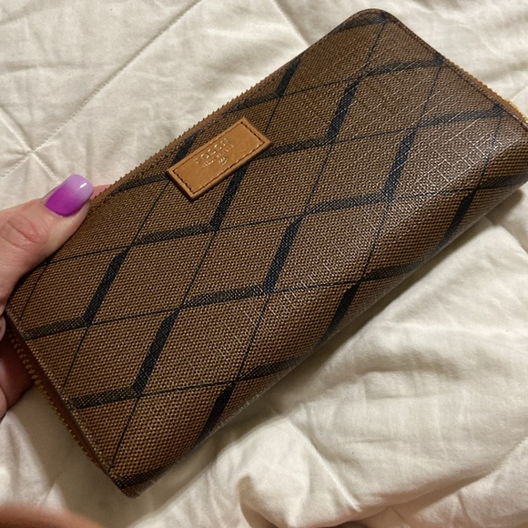 New! FOSSIL Wallet Zip Around wallet geo large - Picture 13 of 13